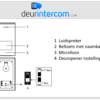 SmartWares DIC-21142 Deurintercom voor vier appartementen - Afbeelding 7